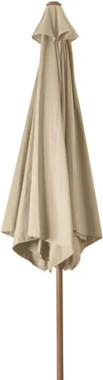 ROJAPLAST Napernyő dönthető WOOD 3 m bézs