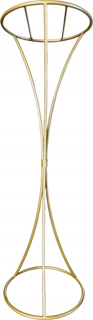 Esküvői virágtartó állvány. Fém virágágyás. Esküvői váza 70 cm