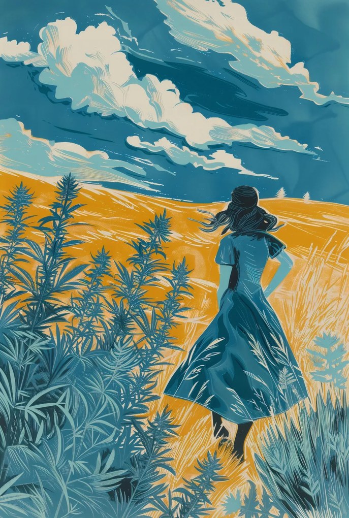 Poszter 68x101cm Utazás a mezőkön át