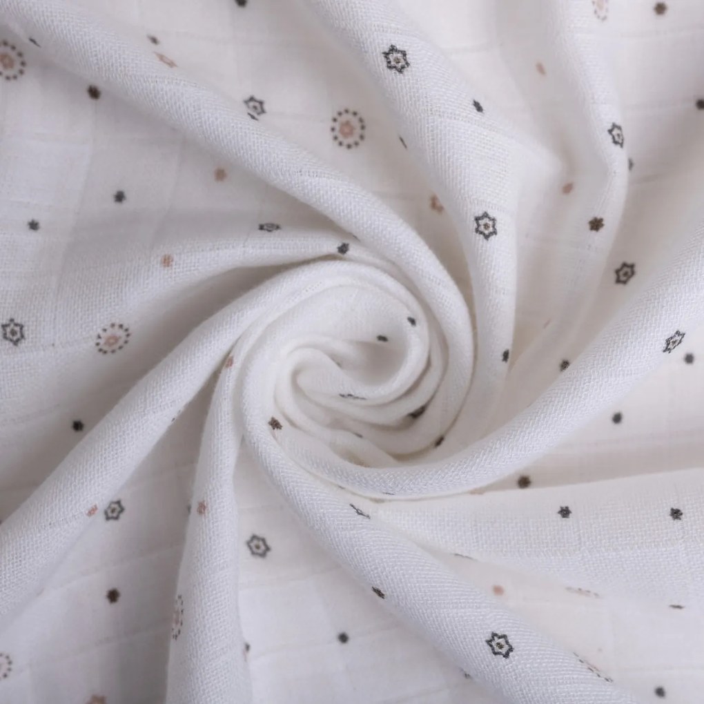 Babymatex Csillagok bambusz pelenkák, 70 x 70 cm, 3 db-os szett