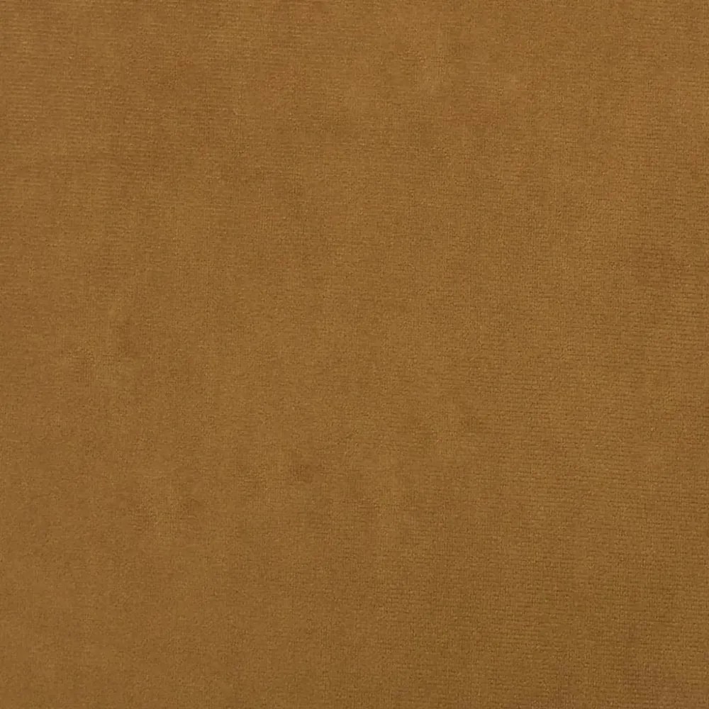 2 db barna bársony díszpárna Ø15x50 cm