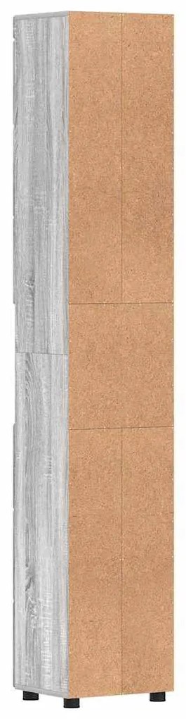 Fürdőszoba Székény TULUM Szürke sonoma 37 x 31,5 x 203 cm
