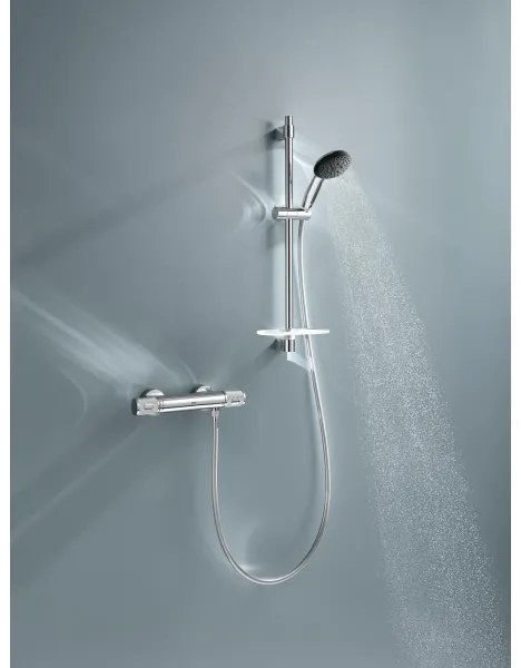 GROHE 34791001 - Termosztátos zuhanyszett PRECISION FEEL 600 mm króm