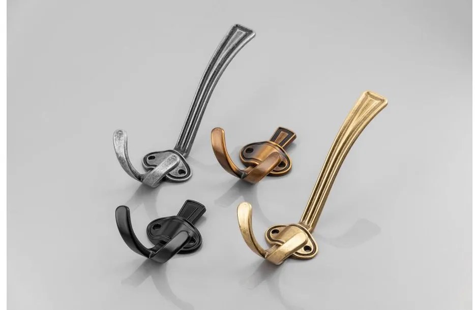 Fogas fém, CORUNA-M, fekete matt