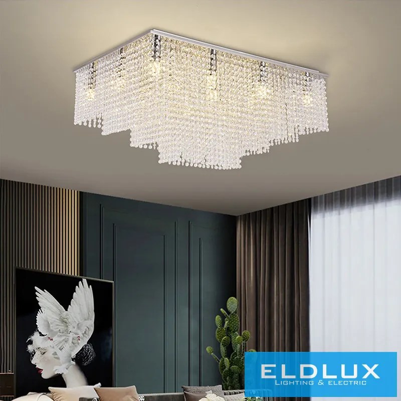 ELDLUX OMX6001-L600 ELDALIZ Kristály Mennyezeti Lámpa IP20