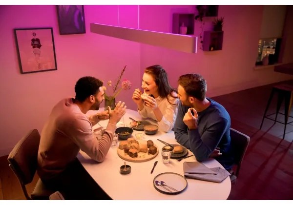 Philips 40903/31/P9-LED RGBW Dimmelhető csillár zsinóron Hue ENSIS 2xLED/39W/230V