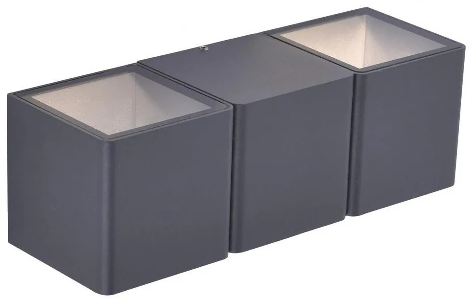 Paul Neuhaus 9658-13 - LED Kültéri fali lámpa MARCEL 2xLED/4W/230V IP54