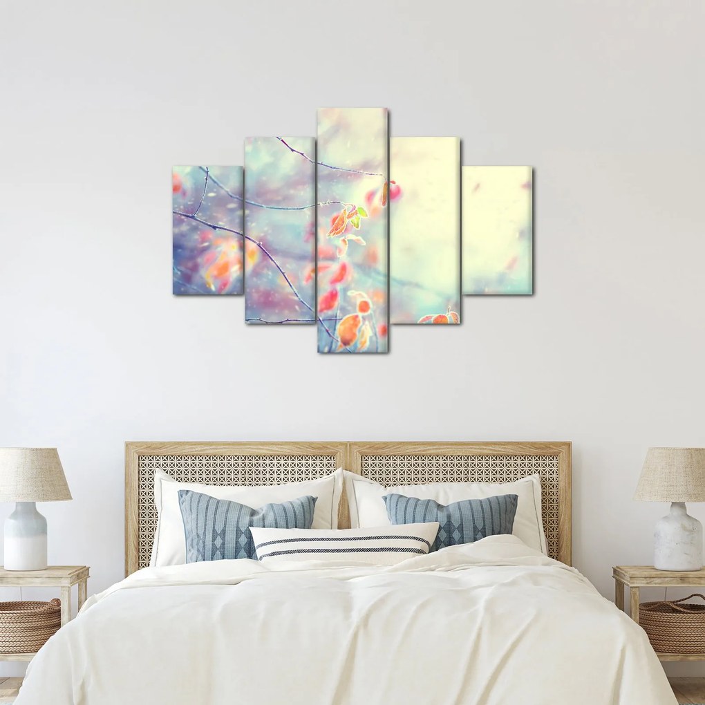 Kép - Levelek a jégben (150x105 cm)