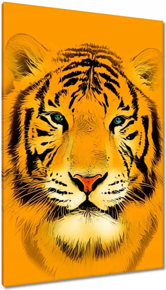 Vászonkép 80x120 Narancssárga tigris