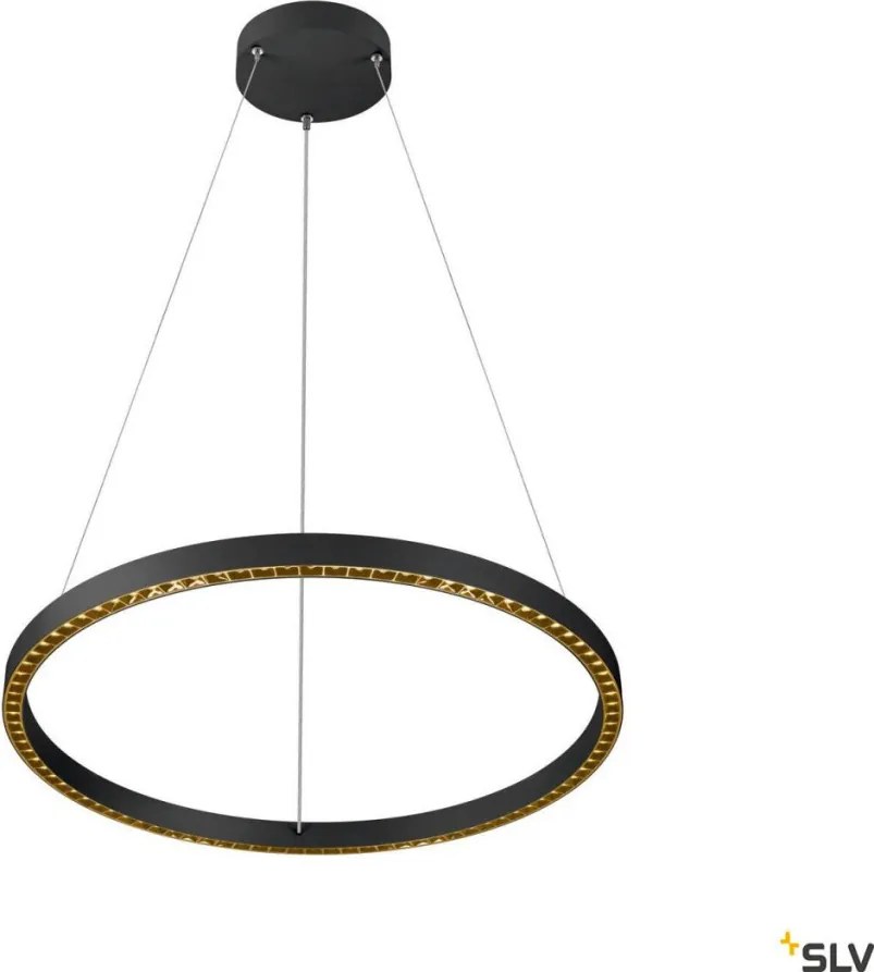 SLV 1007661 ONE Modern Led Függesztett Lámpa Fekete LED IP20