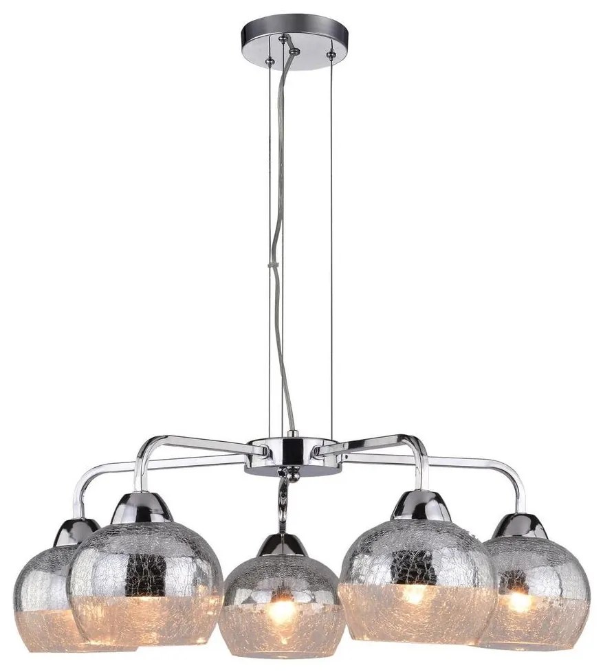 Csillár zsinóron CROMINA 5xE27/60W/230V