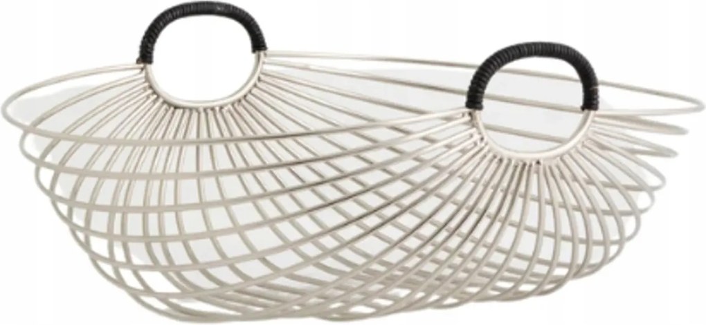 Dekorációs kosár Nordal vasból készült gyümölcsökhöz, dekoratív tálaláshoz