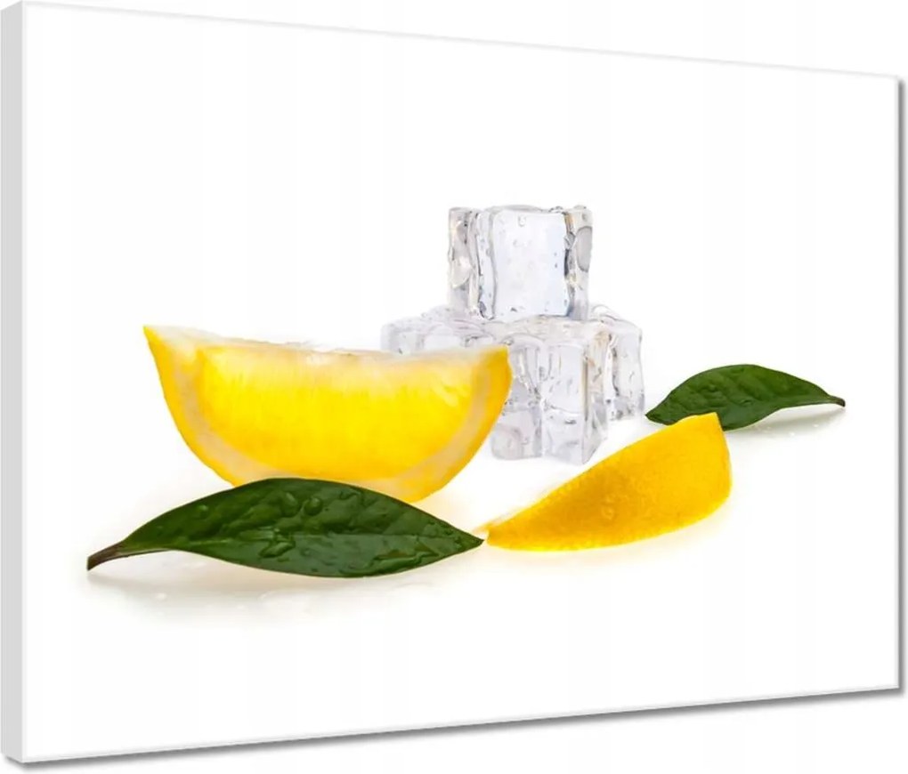 Vászonkép 40x30 Citrom negyed