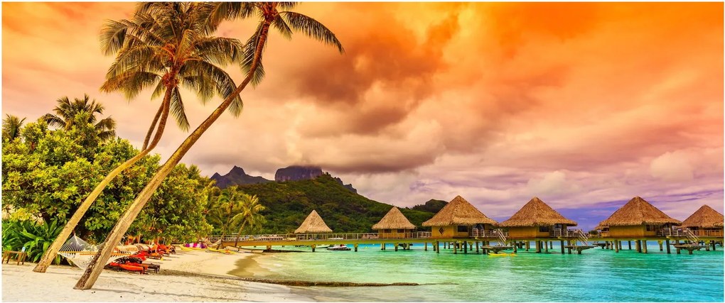 Kép - Bora Bora szigete (120x50 cm)
