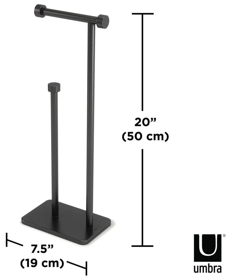Acél WC-papír tartó állvány Cappa – Umbra
