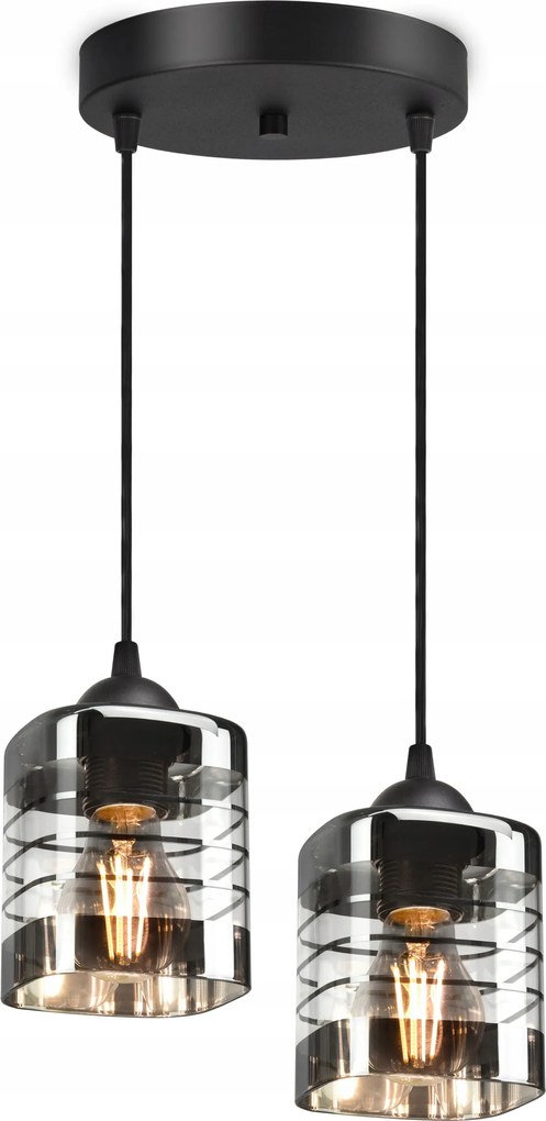 Üveg Mennyezeti Függőlámpa Csillár Plafon Led