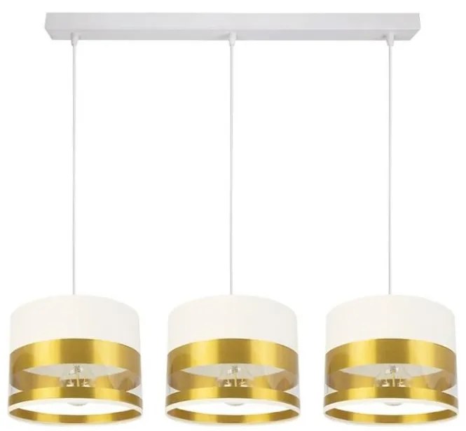 Csillár zsinóron MILO 3xE27/60W/230V arany