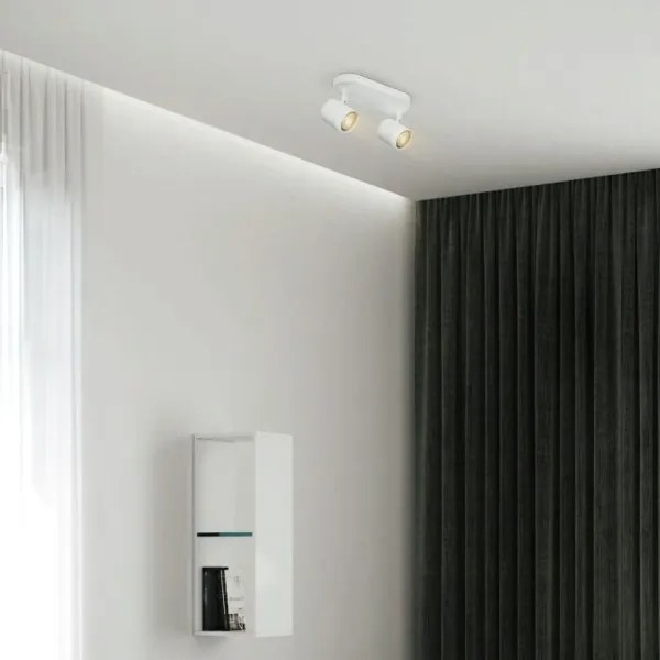 LED állítható spotlámpa MANU 2xGU10/5,8W/230V fehér