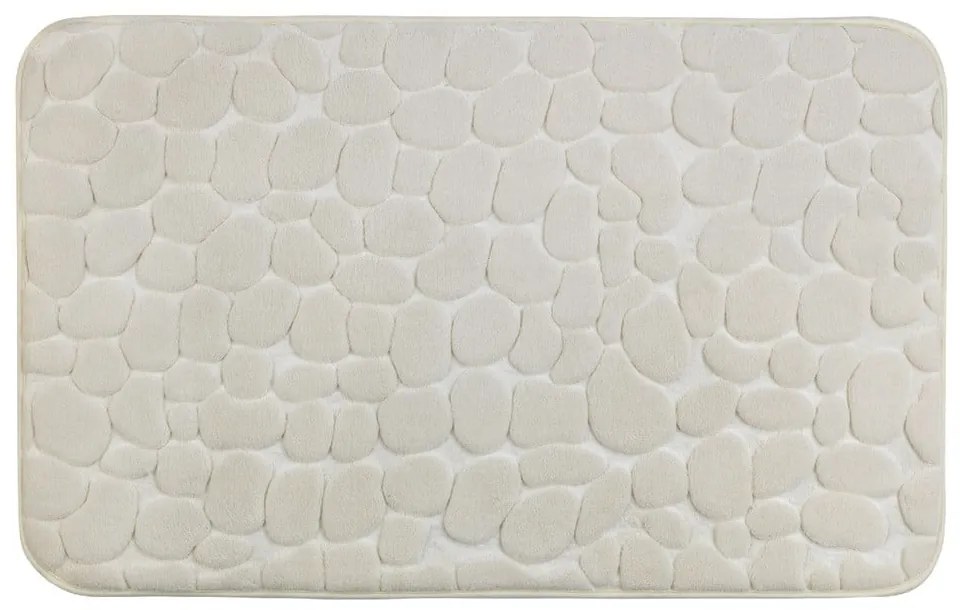 Beige bézs memóriahabos fürdőszobai kilépő, 80 x 50 cm - Wenko
