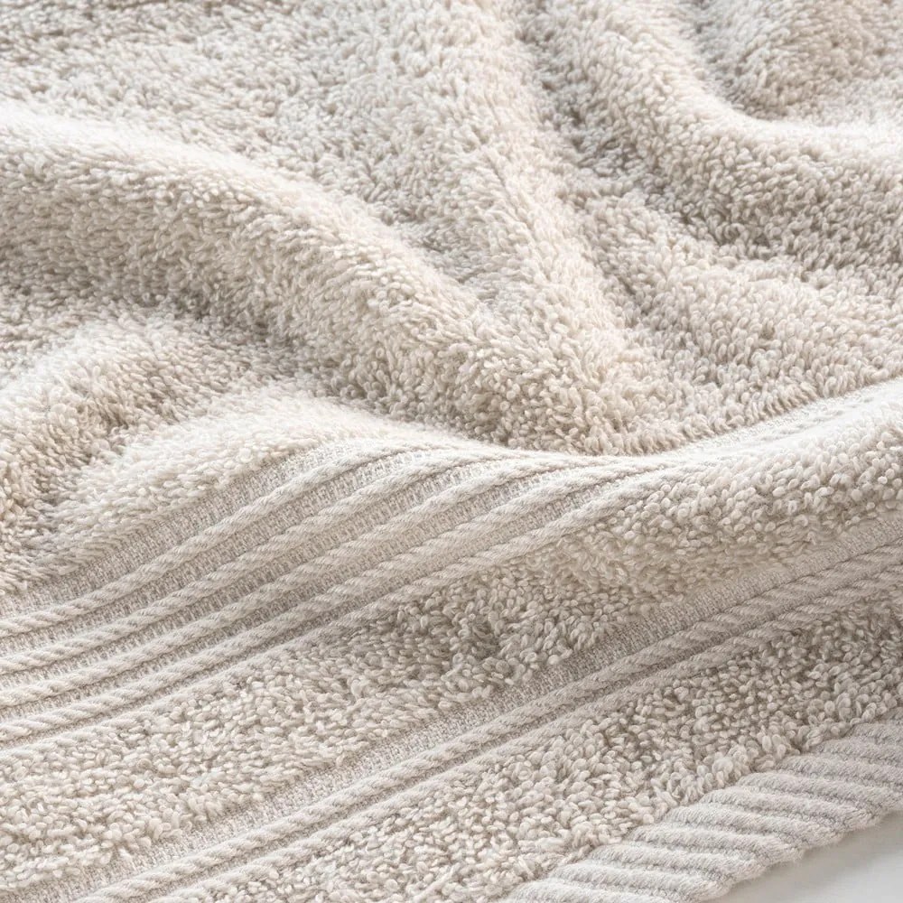 Bézs frottír pamut törölköző 30x50 cm Tendresse – douceur d'intérieur