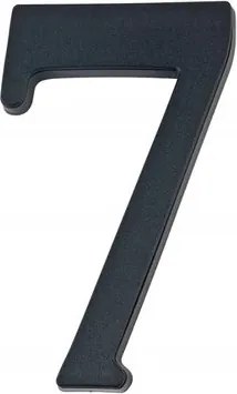 7-ES Szám Fekete Házszám Ajtó Fal 19CM