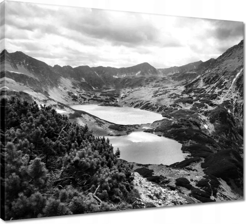 Vászonkép 50x40 Tátra Lengyel hegyek Kilátás