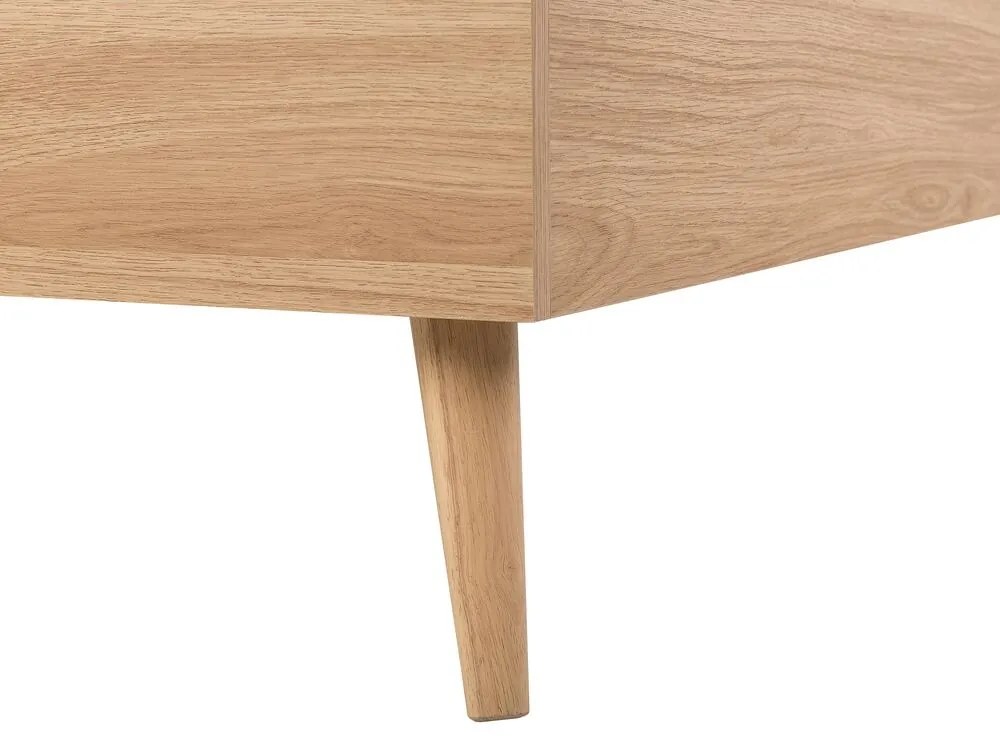 Franciaágy 160 cm SERVI (ágyráccsal) (világos fa). 1007527