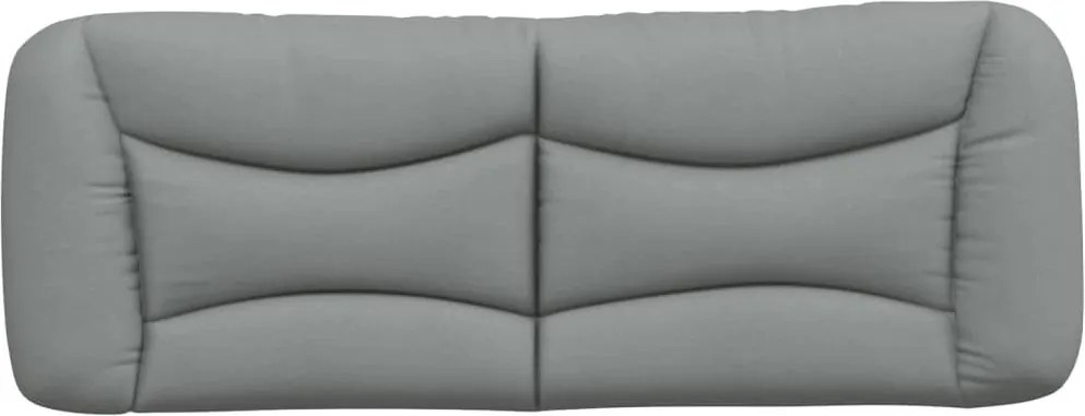 világosszürke szövet fejtámla párna Hvar 120 cm