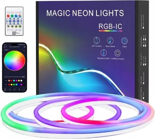 Led Szalag Bluetoot Tuya 16 millió Szín Hue Gradient