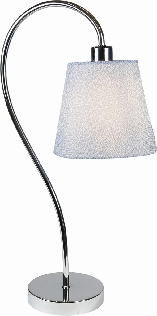 Candellux Luk 41-70760 Króm Asztali Lámpa Fém/Szövet