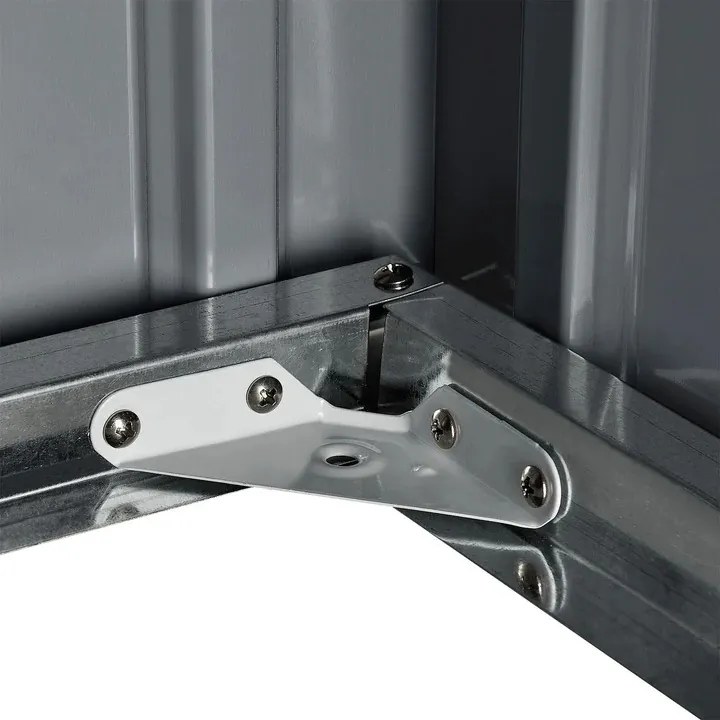 Juskys Robotfűnyíró garázs 98x89x63 cm - antracit