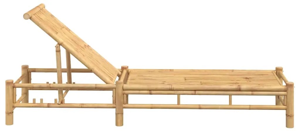 Bambusz napozóágy 55x199x30 cm
