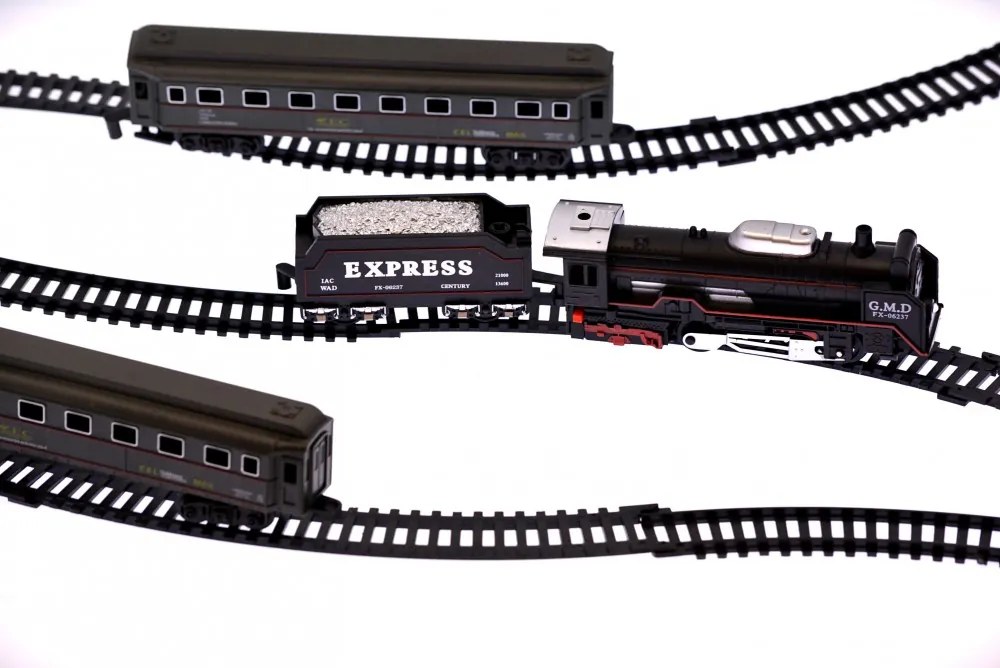 Classical Train Elemes Kisvasút Szett fény És Hanghatással Vonat Vasút Készlet