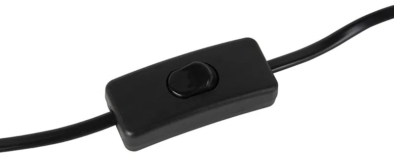 Okos asztali lámpa sárga színben, bronz WiFi P45-tel - Milou