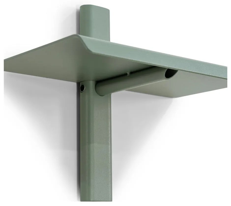 Szürkészöld fém fali polc 28 cm Hola – Spinder Design
