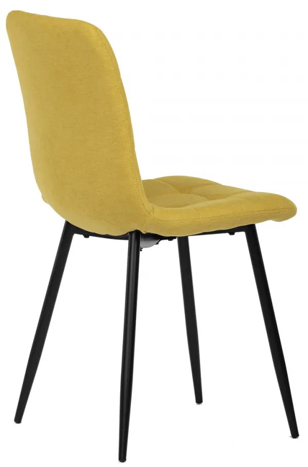 Scaun modern cu tapițerie Galbenă CT-281