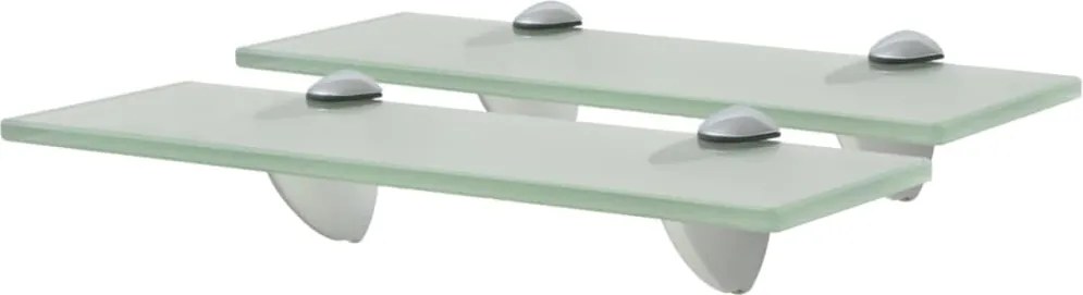 vidaXL 2 db lebegő üvegpolc 30 x 10 cm 8 mm