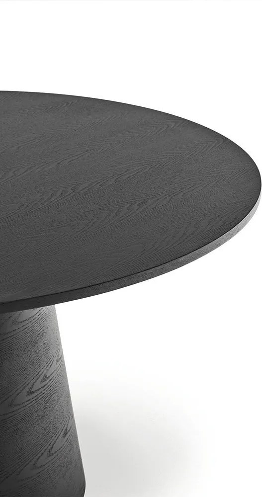 Kerek étkezőasztal kőrisfa dekorral ø 157 cm Cep – Teulat