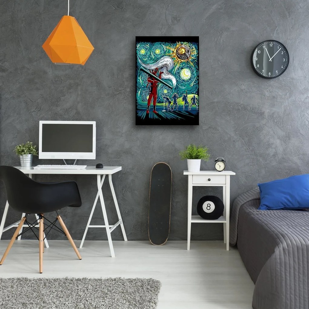 Gario Vászonkép Deadpool, csillagos éj - DDJVigo Méret: 60 x 90 cm
