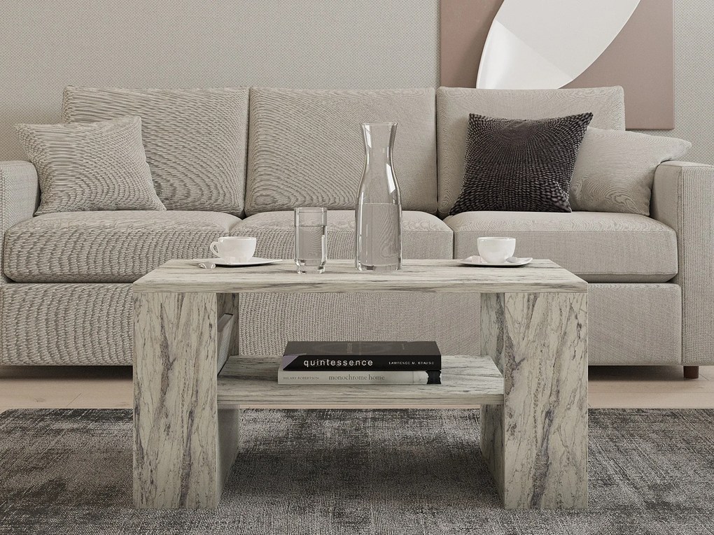 Dohányzóasztal Iris - Freesia Marble