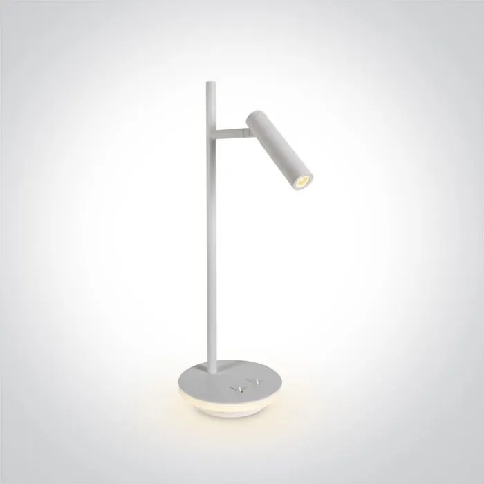 One Light Reading Spots 61132A/W/W Asztali lámpa 1x3W|1x6W/LED 3000K 510lm IP20