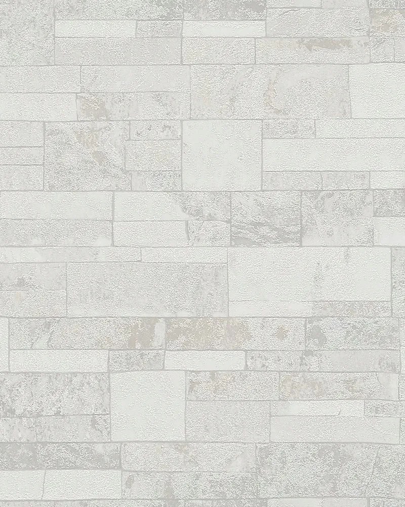 Szürke tapéta tégla hatás 3D dörzsölt fal homok szemcsék tapéta