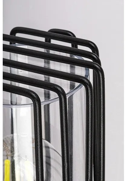 Rabalux 77083 - Kültéri fali lámpa HAREN 1xE27/60W/230V IP54 fekete