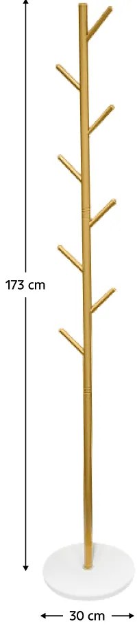 TUKAN akasztó, arany