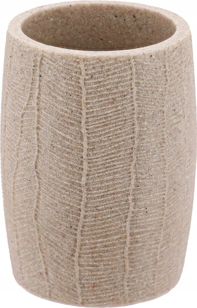 Fürdőszobai bögre Binchi homok bézs elegáns fogkefe stílusos