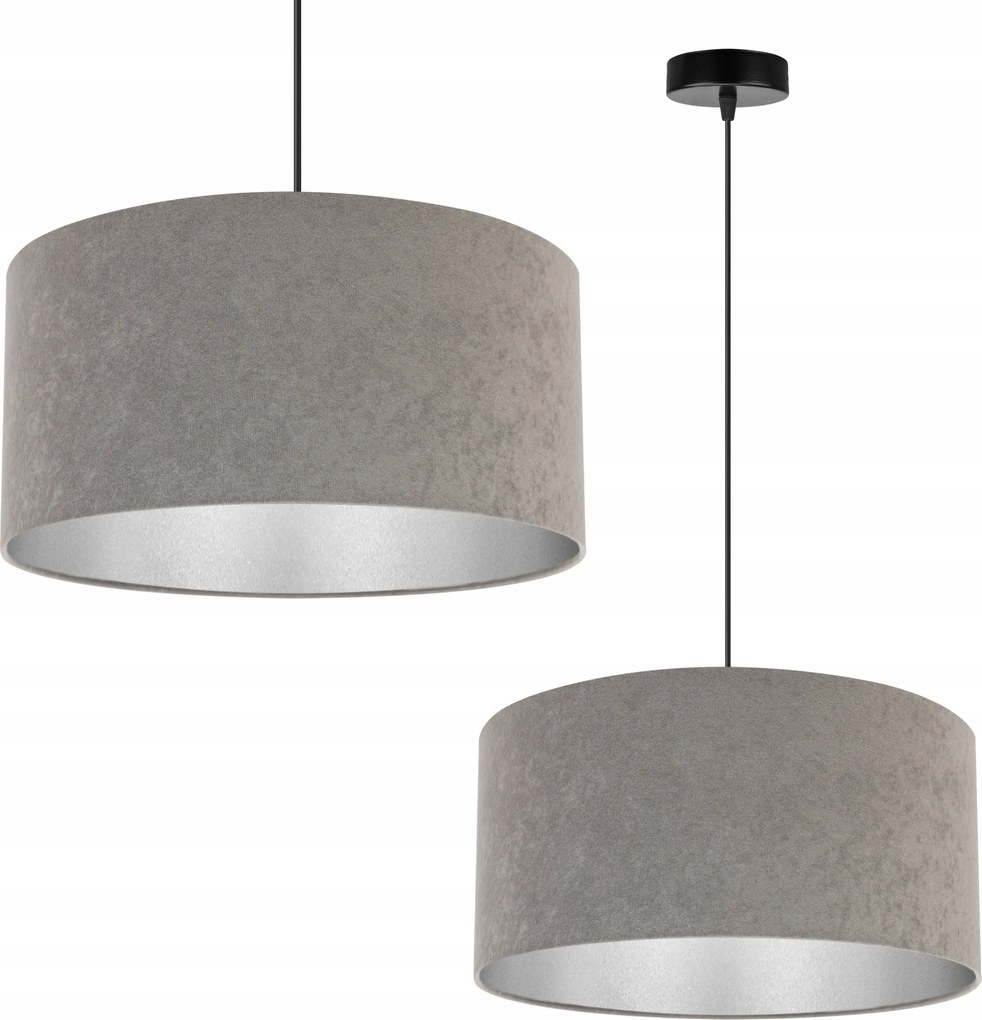 Mennyezeti Lámpa Függeszték Csillár Szimpla Króm Ezüst Lámpabúra Elegáns