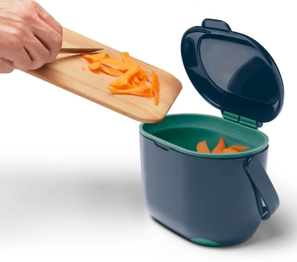 Caddy kék-zöld hulladékgyűjtő komposzthoz, 2,5 l - Addis