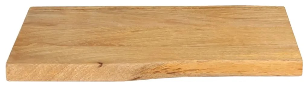 tömör mangófa természetes élű asztallap 70 x 40 x 2,5 cm
