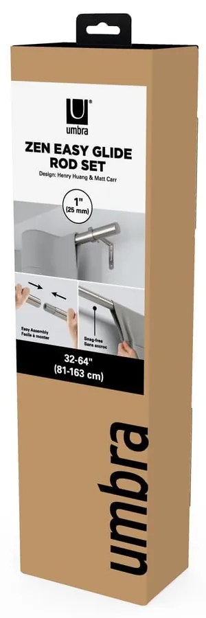 Acél bővíthető függönykarnis 81 - 163 cm Zen – Umbra