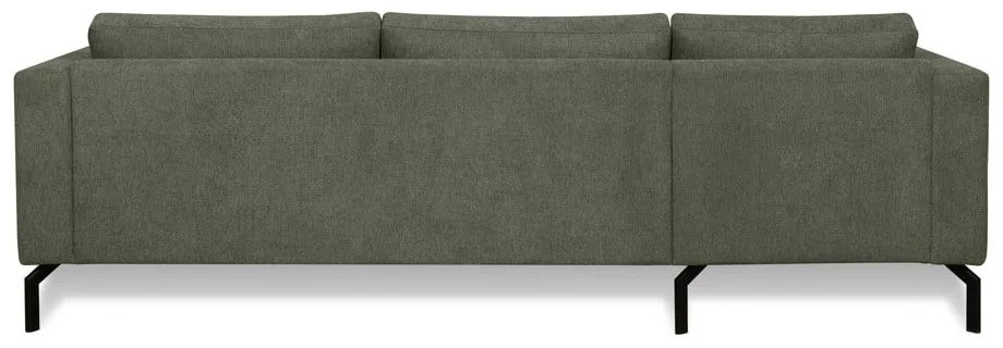 Sötétzöld sarokkanapé (bal oldali) Gomero – Scandic